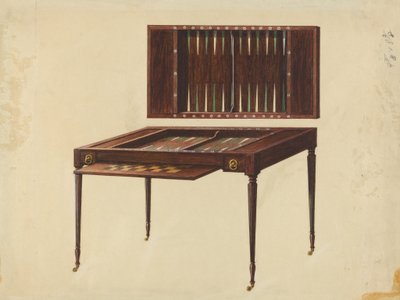 Mesa de jogos de Ferdinand Cartier
