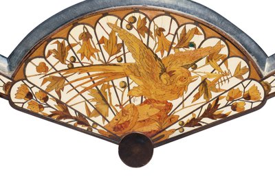 Detalhe de um espelho de mesa, Maison Giroux, c.1880 de Ferdinand Duvinage