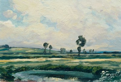 Elbe Land (da carteira "16 Vistas de Paisagens Checas 