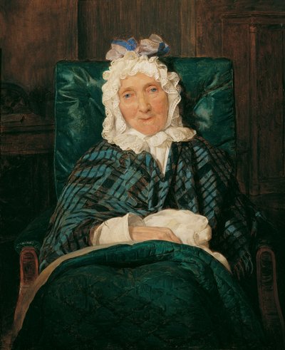Aloisia Eltz na poltrona de Ferdinand Georg Waldmuller