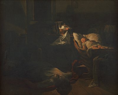 força esgotada de Ferdinand Georg Waldmuller