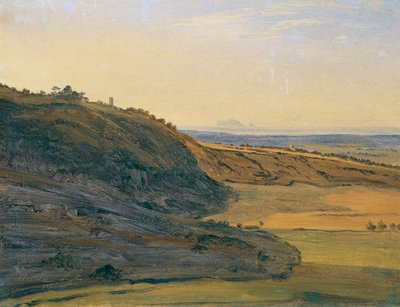 Estudo paisagístico em Ariccia de Ferdinand Georg Waldmuller