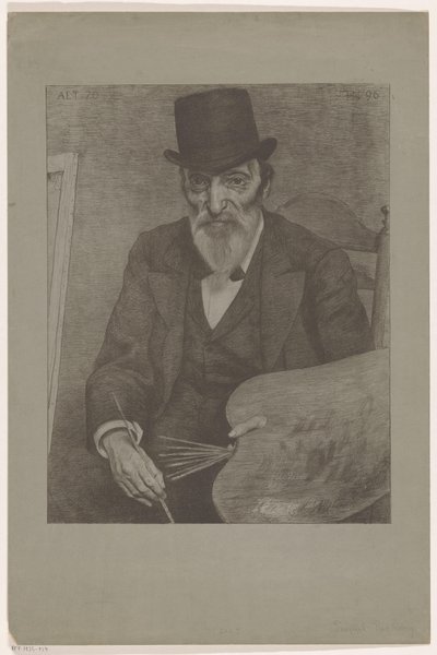Retrato de Hendrik Valkenburg
Famosos contemporâneos retratados da vida (título original da série) de Ferdinand Hart Nibbrig (signed by artist)