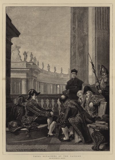 Retiros Papais no Vaticano de Ferdinand Heilbuth