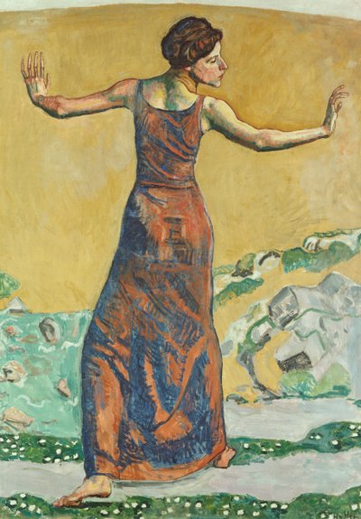 Mulher alegre, 1911 de Ferdinand Hodler