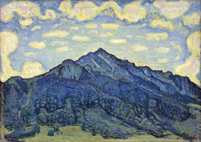 Paisagem nos Alpes suíços de Ferdinand Hodler