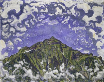 Monte Niesen visto de Heustrich, 1910. de Ferdinand Hodler