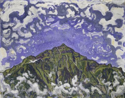 Monte Niesen visto de Heustrich, 1910 de Ferdinand Hodler