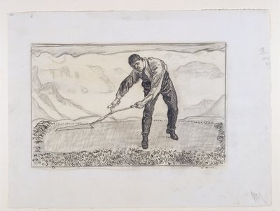 Ceifeiro no campo de Ferdinand Hodler