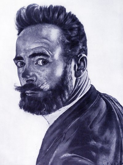 Auto-retrato, 1891 de Ferdinand Hodler
