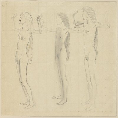 Estudo para o dia (Verdade) de Ferdinand Hodler