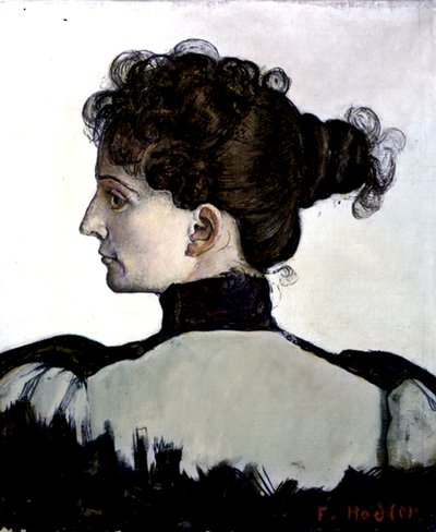 A Esposa do Artista (óleo sobre tela) de Ferdinand Hodler