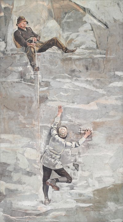A escalada, 1894. de Ferdinand Hodler