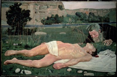 O bom samaritano, 1886 de Ferdinand Hodler