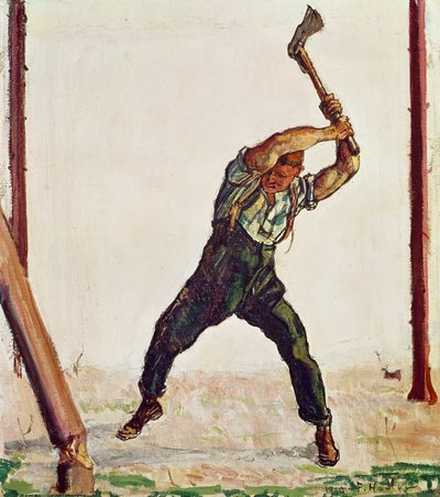 The Woodman, 1910 de Ferdinand Hodler