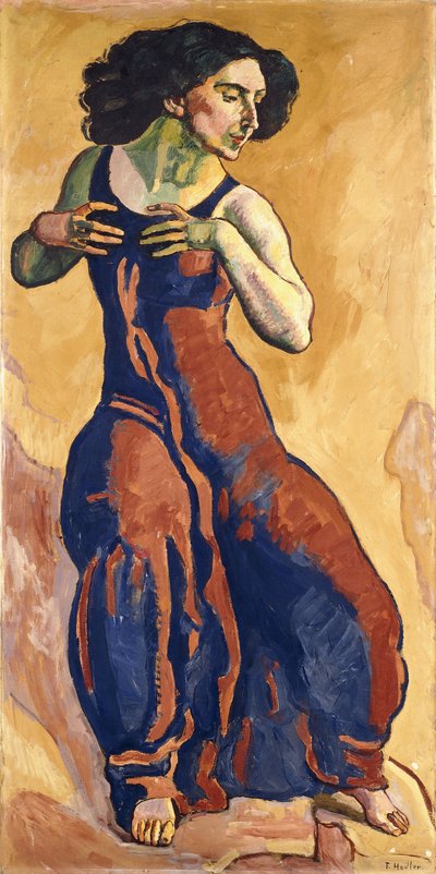 Mulher em êxtase, 1911 de Ferdinand Hodler