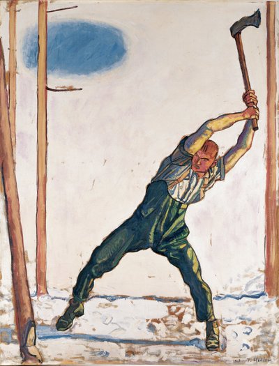 Lenhador de Ferdinand Hodler