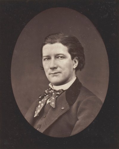 Victorien Sardou dramaturgo francês, 1831-1908, c. 1876. de Ferdinand J. Mulnier