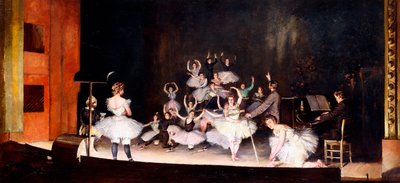 Ensaio na Opera House; Repetição a l&39;Opera de Ferdinand Joseph Gueldry