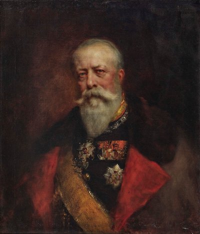 Retrato do Grão-Duque Frederico I de Baden 1826-1907. de Ferdinand Keller