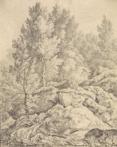 Vista do vale de Trippstadt no Pfalz de Ferdinand Kobell