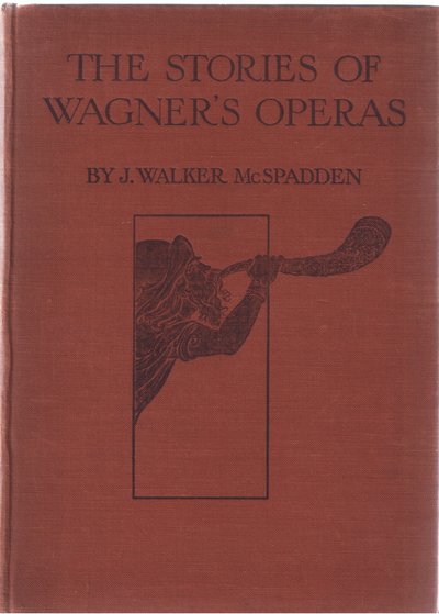 Capa, ilustração das histórias do pub Wagners operas. por George Harrap & Co Ltd 1932 de Ferdinand Lecke