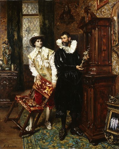 Os conhecedores, de Ferdinand Roybet