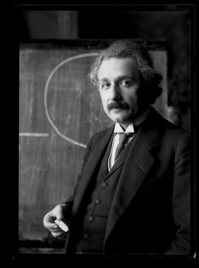 Fotografia de Albert Einstein (1879-1955) de Ferdinand Schmutzer