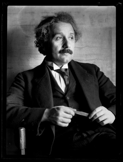 Fotografia de Albert Einstein (1879-1955) de Ferdinand Schmutzer