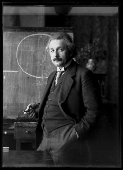 Fotografia de Albert Einstein (1879-1955) de Ferdinand Schmutzer