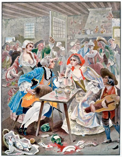 Ramponneau pequeno, século XVIII, c1870-1950. de Ferdinand Sigismund Bac