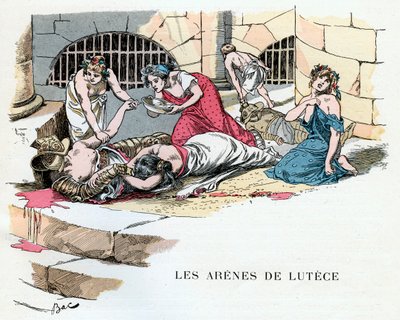 As arenas de Lutetia, c1870-1950. de Ferdinand Sigismund Bac