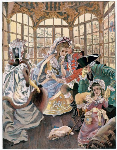 A emigração durante a revolução, século XVIII, c1880-1950. de Ferdinand Sigismund Bac