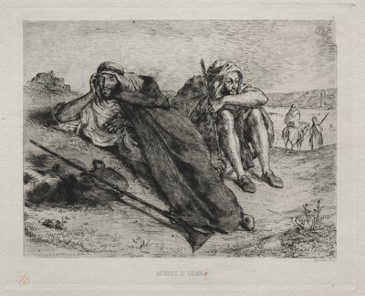 Árabes do Irã. de Ferdinand Victor Eugene Delacroix