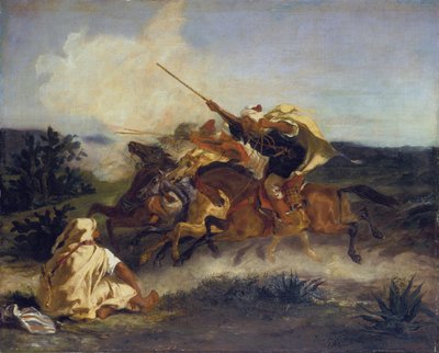Fantasia árabe de Ferdinand Victor Eugene Delacroix