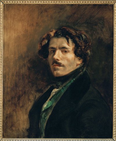 Delacroix, autorretrato ... de Ferdinand Victor Eugene Delacroix