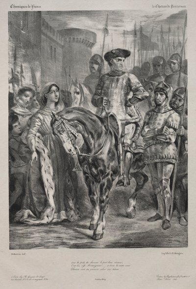 Duguesclin, 1829. de Ferdinand Victor Eugene Delacroix