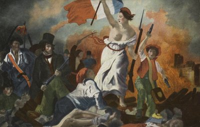 Liberdade guiando o povo de Ferdinand Victor Eugene Delacroix