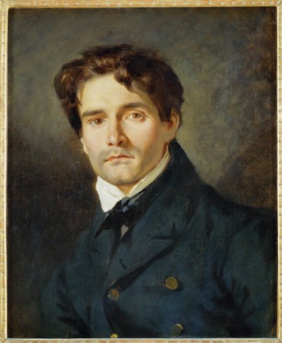 Retrato de Leon Riesener ... de Ferdinand Victor Eugene Delacroix
