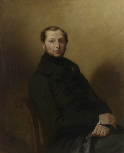 Retrato do conde Charles de Mornay, 1837 de Ferdinand Victor Eugene Delacroix