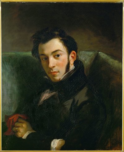 Retrato de Frederic Villot (óleo sobre tela) de Ferdinand Victor Eugene Delacroix