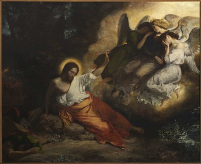 A agonia no jardim, 1826. de Ferdinand Victor Eugene Delacroix