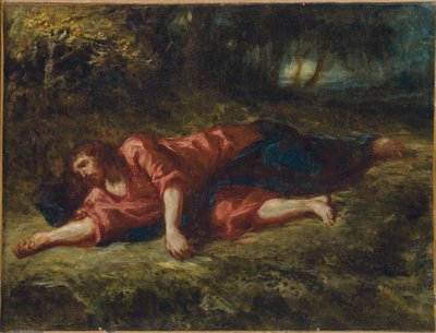 A agonia no jardim, c.1849 de Ferdinand Victor Eugene Delacroix