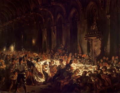 O Assassinato do Bispo de Liège de Ferdinand Victor Eugene Delacroix
