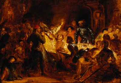 O assassinato do bispo de Liège, de Ferdinand Victor Eugene Delacroix