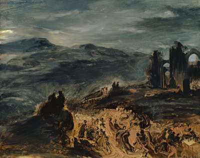 O Sábado das Bruxas, 1831-33 de Ferdinand Victor Eugene Delacroix