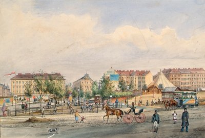 A linha Währinger em Viena de Ferdinand Weckbrodt