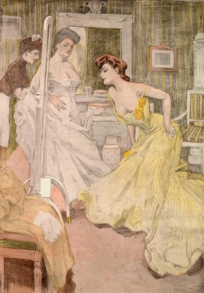 Mãe, o banheiro é adorável, você pode ver tudo! de Ferdinand von Reznicek