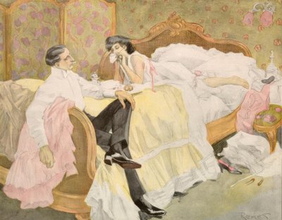 Reznicek - terça-feira de carnaval - amantes ... de Ferdinand von Reznicek