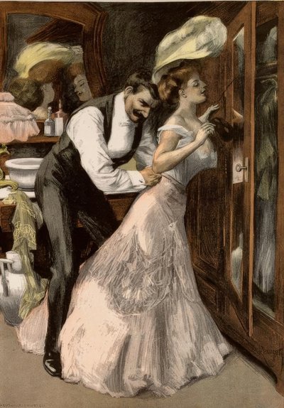 Em frente ao reduto. - Quanto tempo uma mulher precisa usar um pouco de Ferdinand von Reznicek